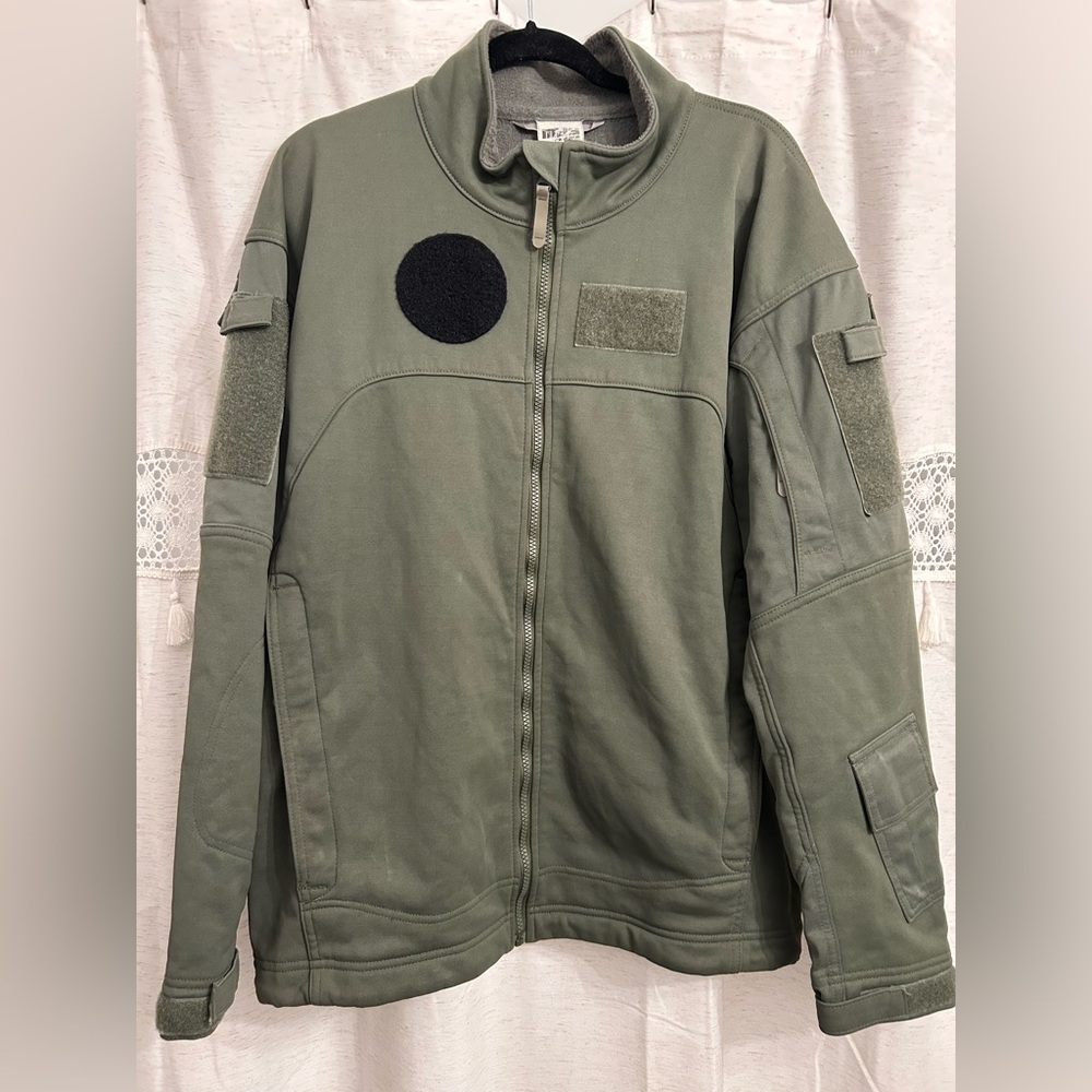 Massif Elements Jacket NAVAIR Flame Resistant Sage Green Size Large Gently Used